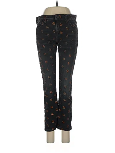 Pre-owned Pilcro And The Letterpress Jeans In Black