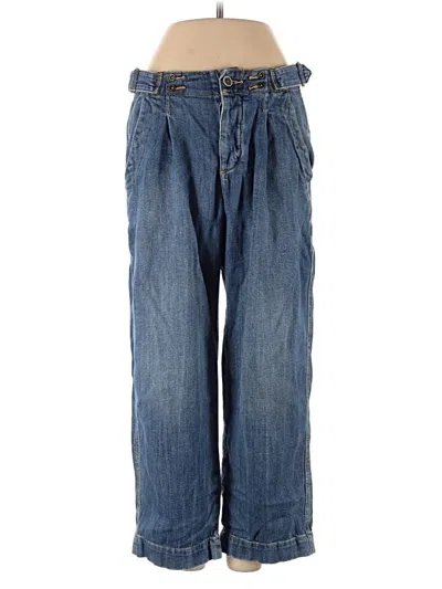 Pre-owned Pilcro And The Letterpress Jeans In Blue