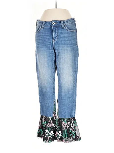 Pre-owned Pilcro And The Letterpress Jeans In Blue