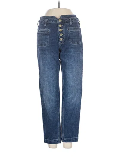 Pre-owned Pilcro And The Letterpress Jeans In Blue