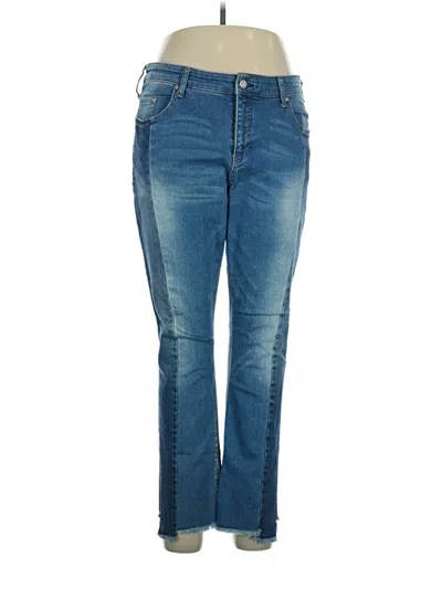Pre-owned Pilcro And The Letterpress Jeans In Blue