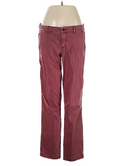 Pre-owned Pilcro And The Letterpress Jeans In Burgundy