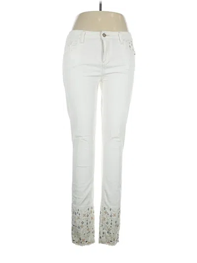 Pre-owned Pilcro And The Letterpress Jeans In Ivory