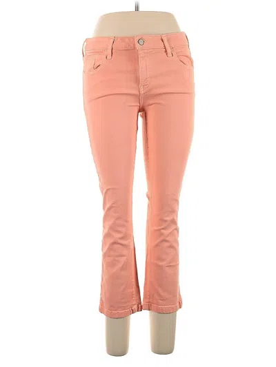 Pre-owned Pilcro And The Letterpress Jeans In Orange