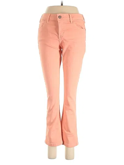 Pre-owned Pilcro And The Letterpress Jeans In Orange