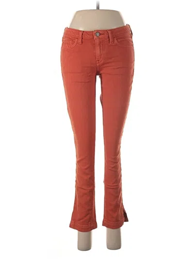Pre-owned Pilcro And The Letterpress Jeans In Orange