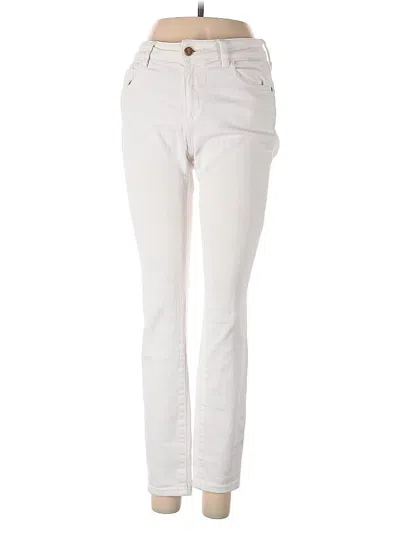 Pre-owned Pilcro And The Letterpress Jeans In White