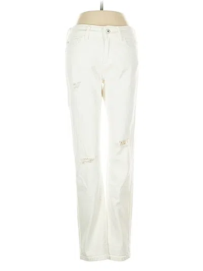 Pre-owned Pilcro And The Letterpress Jeans In White