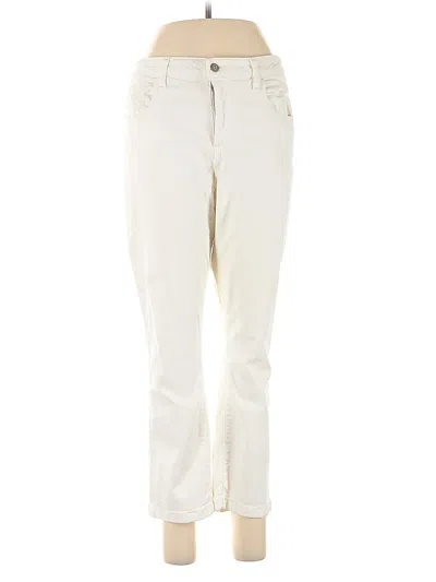 Pre-owned Pilcro And The Letterpress Jeans In White