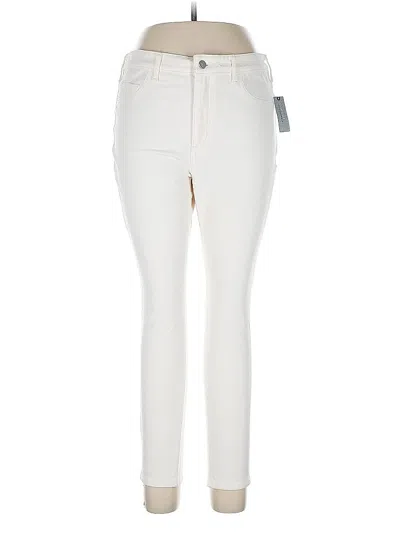 Pre-owned Pilcro And The Letterpress Jeans In White