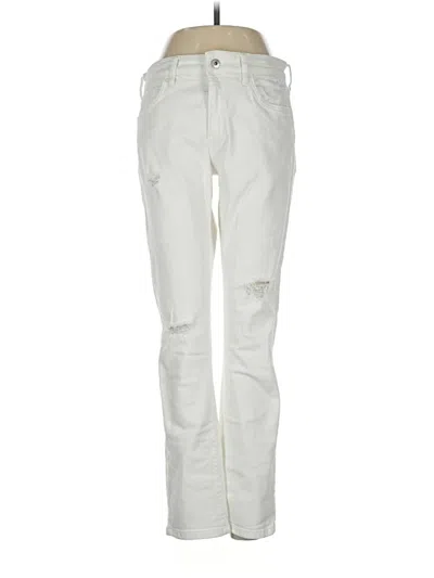 Pre-owned Pilcro And The Letterpress Jeans In White