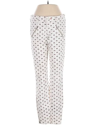 Pre-owned Pilcro And The Letterpress Jeans In White