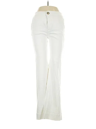 Pre-owned Pilcro And The Letterpress Jeans In White
