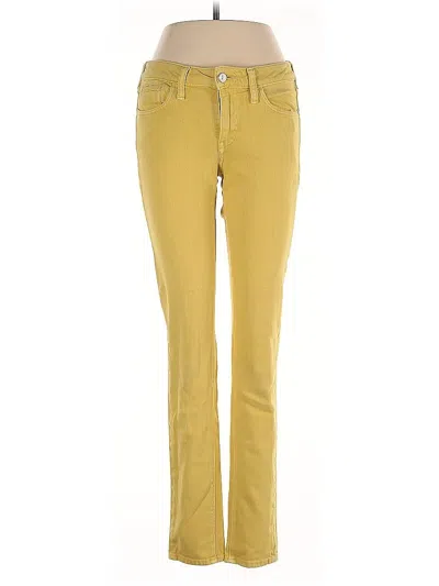 Pre-owned Pilcro And The Letterpress Jeans In Yellow