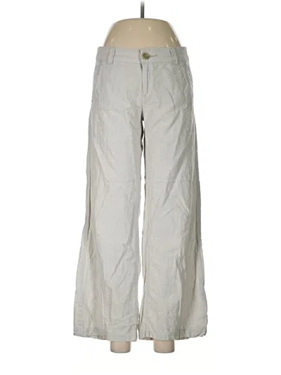 Pre-owned Pilcro And The Letterpress Linen Pants In Gray