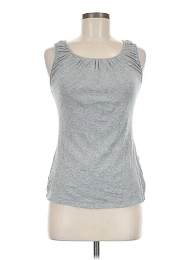 Pre-owned Pilcro And The Letterpress Sleeveless Top Gray Halter Neckline Tops
