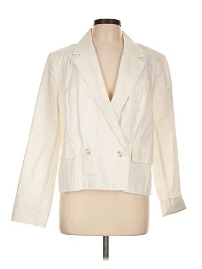 Pilcro Blazer Jacket In White