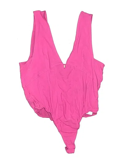 Pre-owned Pilcro Bodysuit In Pink