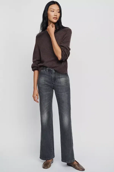 Pilcro Bronco Mid-rise Bootcut Jeans In Grey