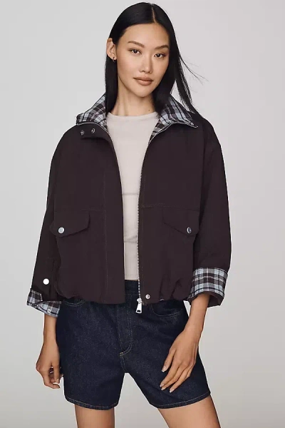 Pilcro Bubble Utility Jacket In Brown