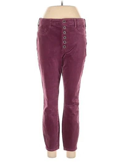 Pre-owned Pilcro By Anthropologie Casual Pants In Burgundy