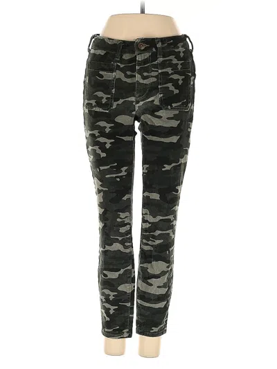 Pre-owned Pilcro By Anthropologie Casual Pants In Green