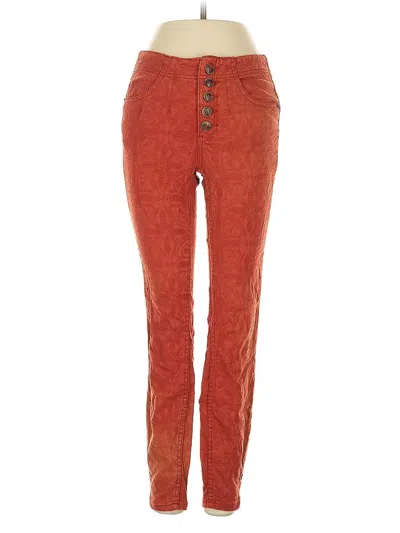 Pre-owned Pilcro By Anthropologie Casual Pants In Orange