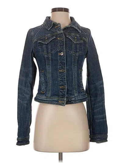 Pre-owned Pilcro By Anthropologie Denim Jacket In Blue
