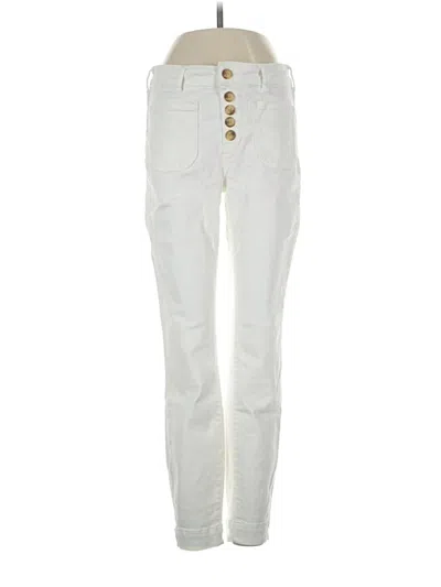 Pre-owned Pilcro By Anthropologie Jeans In Ivory
