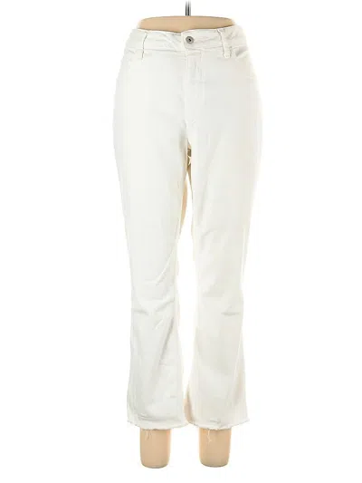 Pre-owned Pilcro By Anthropologie Jeans In White