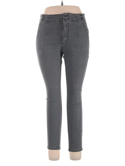Pre-owned Pilcro By Anthropologie Jeggings In Gray