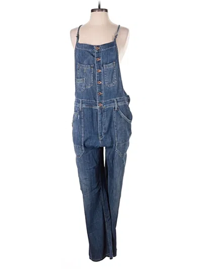 Pre-owned Pilcro By Anthropologie Overalls In Blue