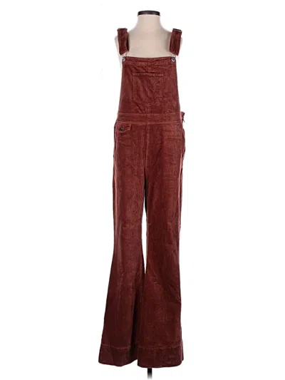 Pre-owned Pilcro By Anthropologie Overalls In Brown