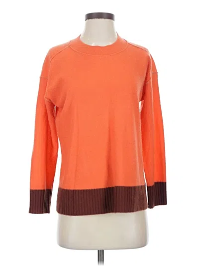Pre-owned Pilcro By Anthropologie Pullover Sweater In Orange