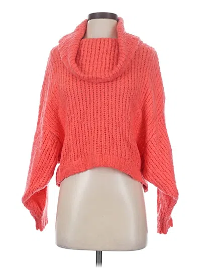 Pre-owned Pilcro By Anthropologie Pullover Sweater In Orange