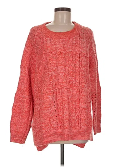 Pre-owned Pilcro By Anthropologie Pullover Sweater In Red