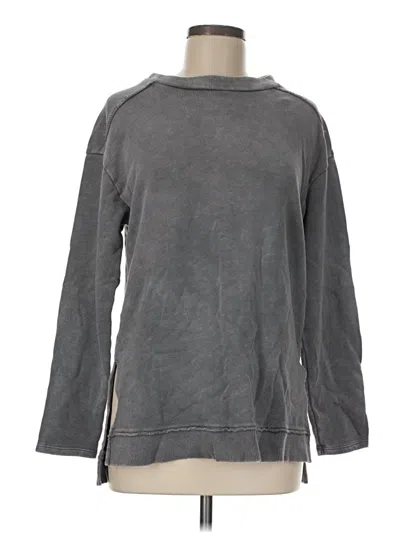 Pre-owned Pilcro By Anthropologie Sweatshirt In Gray