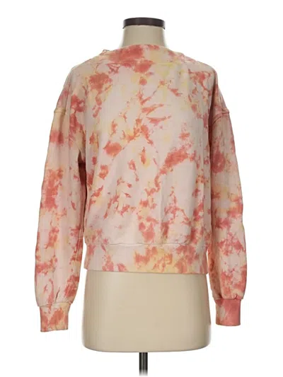 Pre-owned Pilcro By Anthropologie Sweatshirt In Orange