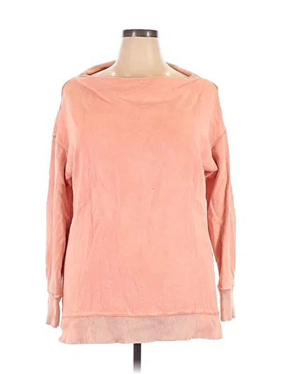 Pre-owned Pilcro By Anthropologie Sweatshirt In Pink
