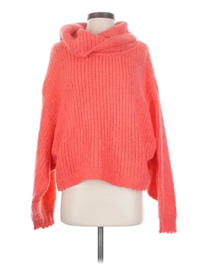 Pre-owned Pilcro By Anthropologie Turtleneck Sweater In Pink