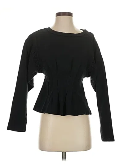 Pre-owned Pilcro Cardigan Sweater In Black