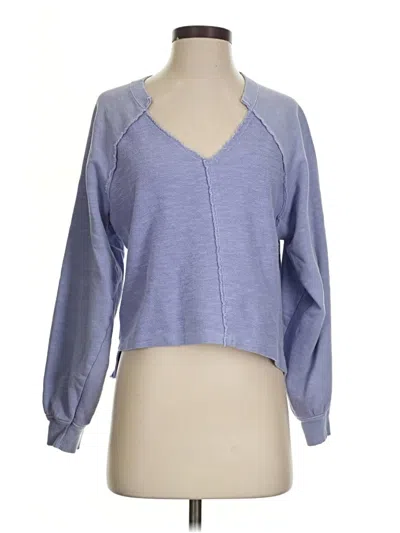 Pre-owned Pilcro Cardigan Sweater In Blue