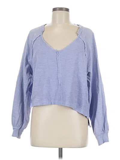 Pre-owned Pilcro Cardigan Sweater In Blue