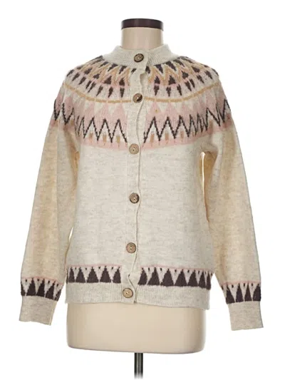 Pre-owned Pilcro Cardigan Sweater In Brown