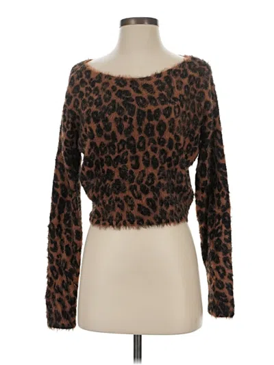 Pre-owned Pilcro Cardigan Sweater In Brown
