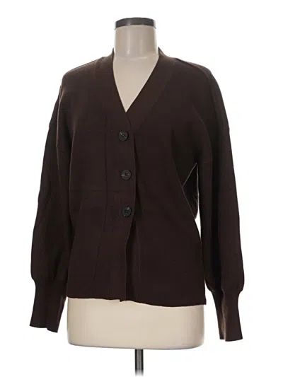 Pre-owned Pilcro Cardigan Sweater In Brown