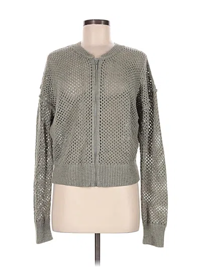 Pre-owned Pilcro Cardigan Sweater In Gray