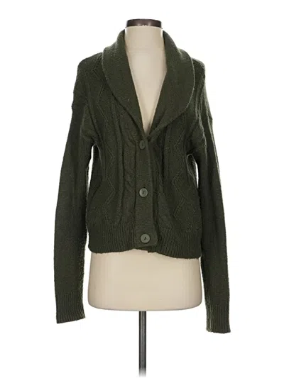 Pre-owned Pilcro Cardigan Sweater In Green