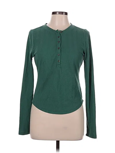 Pre-owned Pilcro Cardigan Sweater In Green