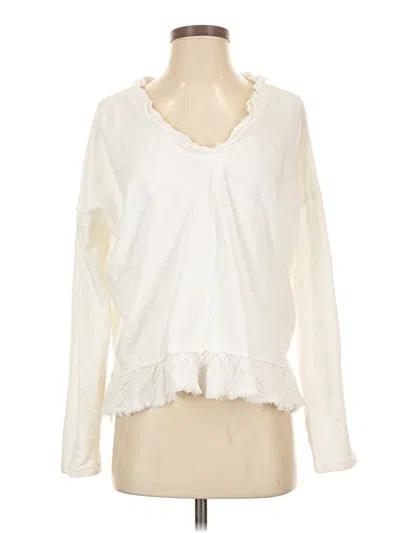 Pre-owned Pilcro Cardigan Sweater In Ivory